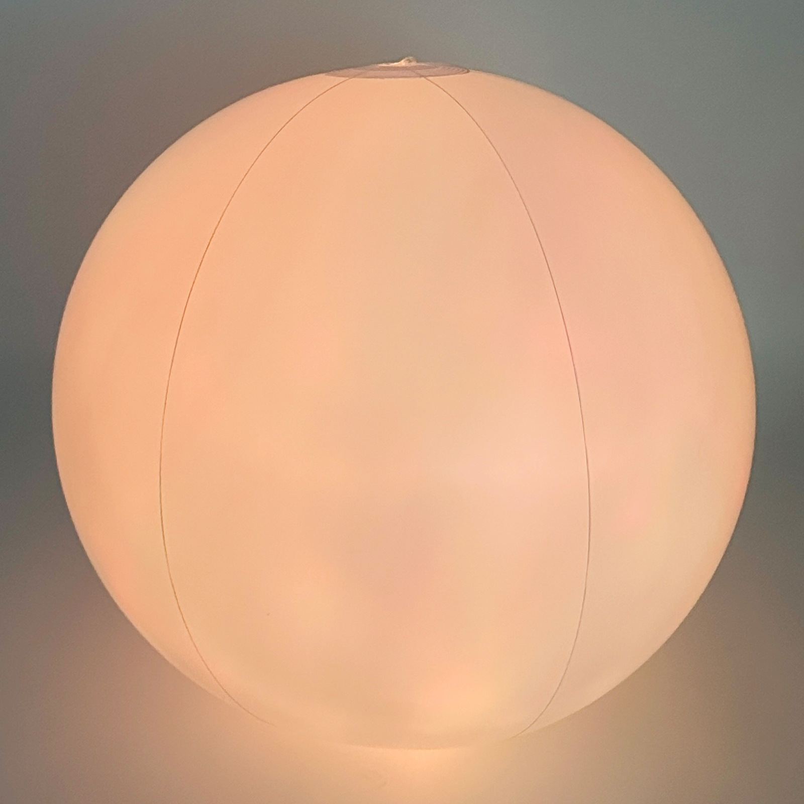LED light + remote-controlled inflatable light-up ball (30cm) + remote control