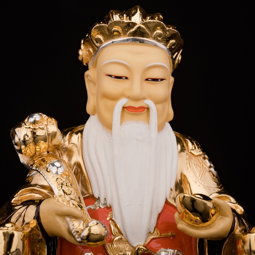 盛凡铜鎏金佛像福德正神地方守护神铜摆件佛堂供奉用品批发土地公阿里巴巴