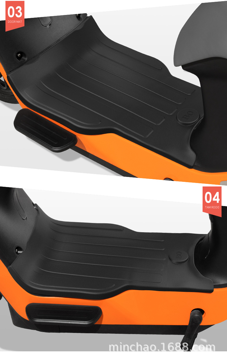 Electric Vehicle Rubber Foot Pads Are Suitable for Mavericks B0 Battery Vehicles, Non-Slip Waterproof Foot Pads, Wear-Resistant Pedal Pads, Foot Pads