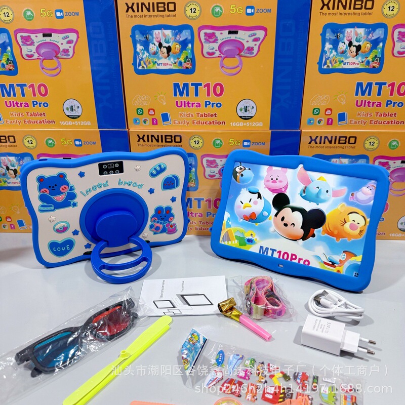 Tablet Pc Mt10Pro Cross-Border Tablet 10.1inch Unbreakable Screen 16Gb+512Gb