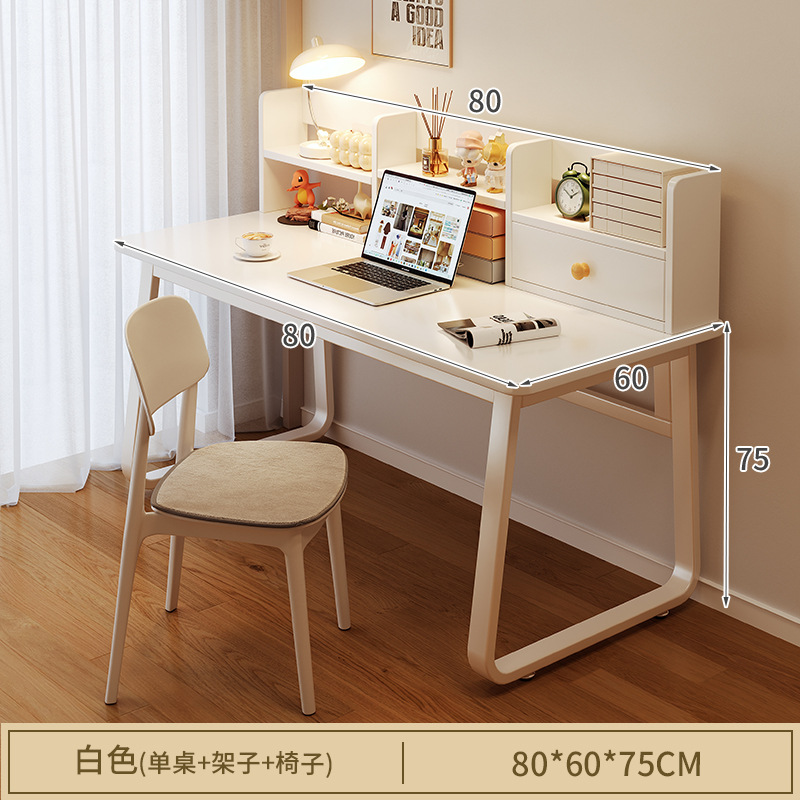 Escritorio para computadora, escritorio moderno y sencillo para escribir y estudiar, escritorio de trabajo sencillo para viviendas de alquiler, mesa y silla de maquillaje para dormitorio, escritorio de oficina. image 17