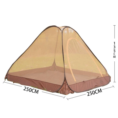 Outdoor Tent, Fully Automatic Camping Avtomobil dam çadırları - brown-large-size-2-3-people