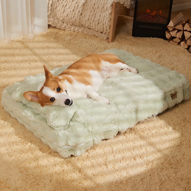 Perrera de fábrica personalizada, desmontable y lavable, almohadilla para gatos cálida de invierno, perrera, cama para perros de tamaño mediano, almohadilla para perros gruesa y cálida