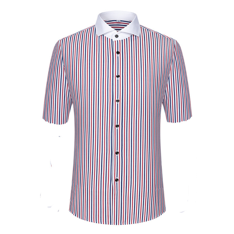 Blue and red striped short sleeves 23-1 / 38