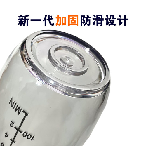 Hand-made thickened shaker cup lemon tea hand shaker 530cc 700 1000ml transparent shaker PC cocktail shaker