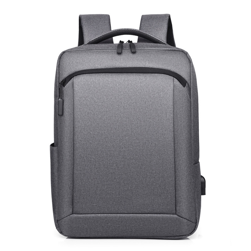 2023 New in stock wholesale business solid color all-match men's backpack commuter large capacity waterproof computer bag