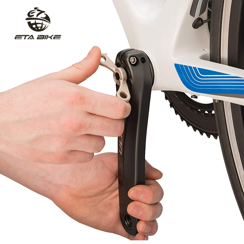 Bicycle crank assembly puller mountain bike crank removal tool bicycle crank adjustment tool