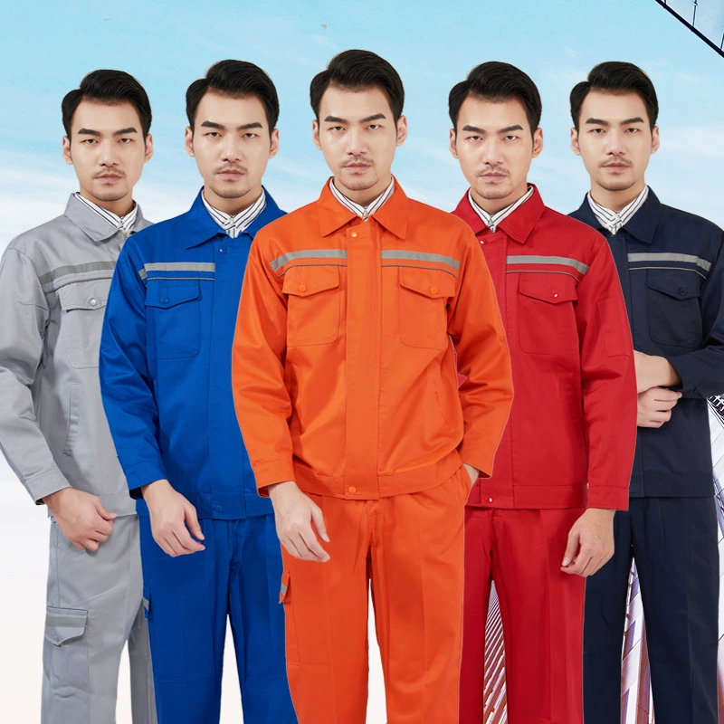 Рабочая одежда с длинными рукавами, костюм, мужская строительная площадка, фабричная одежда, весенне-осенняя светоотражающая полоска, заводские топы для ремонта автомобилей, охрана труда, одежда с вышитыми словами