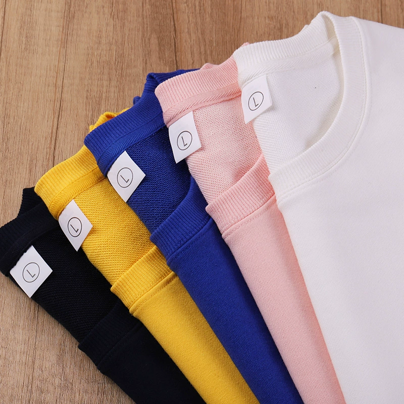 Оптовая продажа: свитшот из плотного хлопка 320 г, с круглым вырезом, свободного кроя, с возможностью нанесения логотипа, унисекс, большие размеры, модный