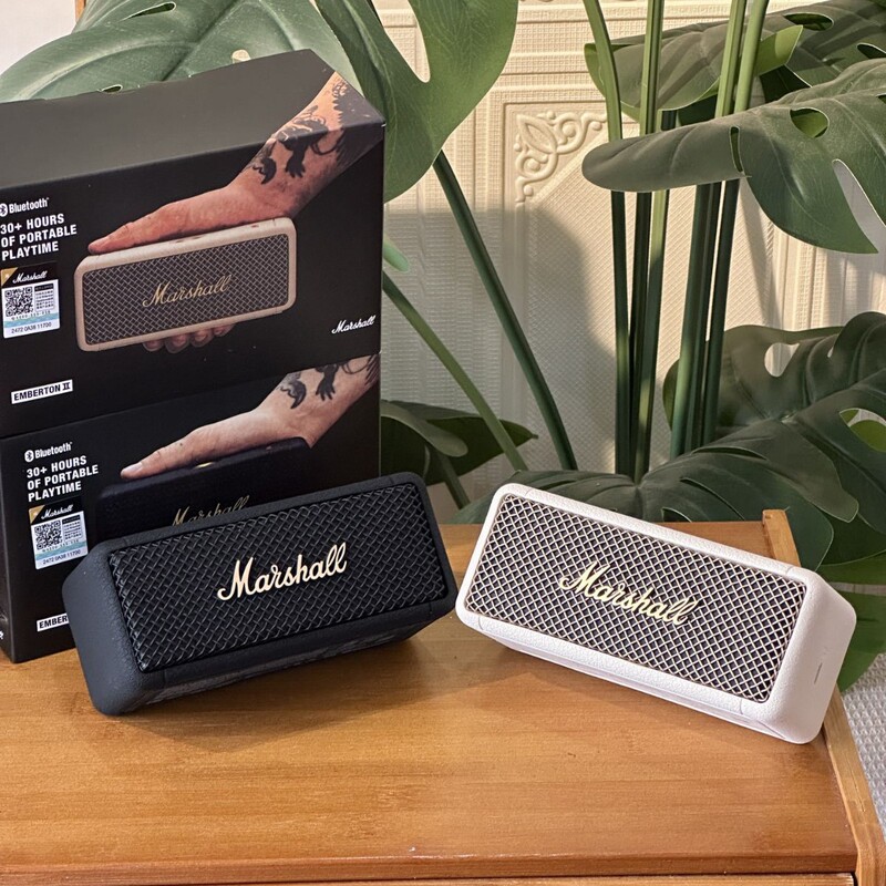 Suitable for Cross-Border Emberton Ii Second Generation Marshall Bluetooth Speaker Portable Heavy Bass Outdoor Speaker Suitable for Cross-Border Emberton Ii Second Generation Marshall Bluetooth Speaker Portable Heavy Bass Outdoor Speaker