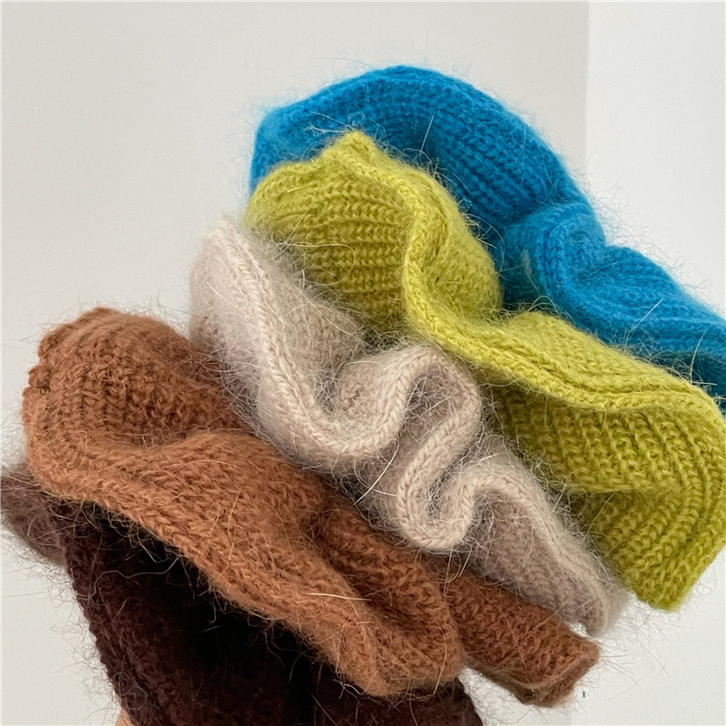 Fashion Solid Color Yarn Hair Tie display picture 3