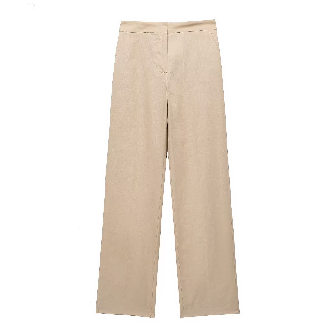 157g Weight Long Sleeve Sleeve Length Viscose fiber Fabric Type Pants Sets Sets Type 3 Pieces Set Quantity Daily Occasion Turndown Neckline Regular Fit Fit Type Solid Color Pattern Summer, Spring Season Women's Gender Business, Classic Style Style Women's Long Sleeve Blazers Business Classic Style Solid Color 42