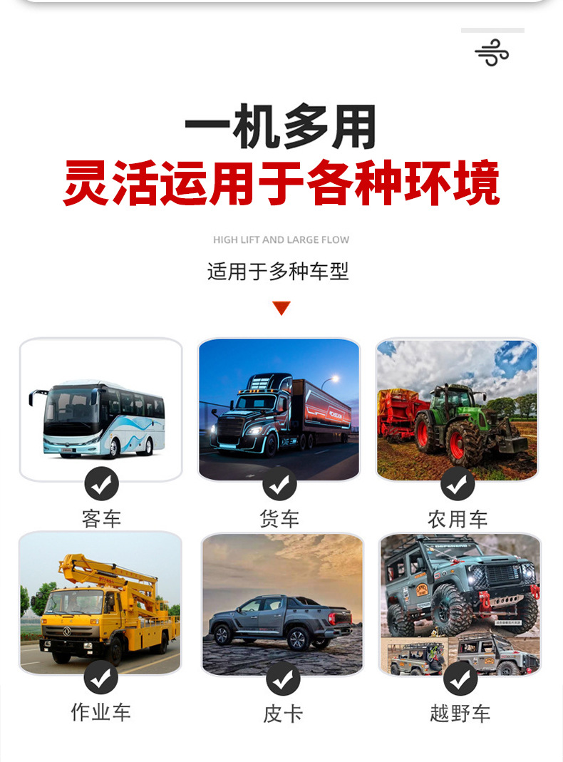 Cross-border car heater 12v24v vehicle heater, high-power rapid heating heater for trucks, defroster