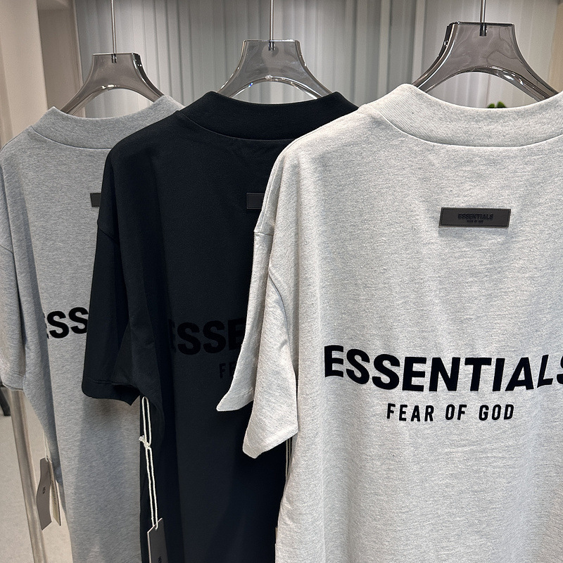 Ningbo Original Flocked T-Shirt Summer Couple Same Style High Street Ins Loose Casual Short Sleeves