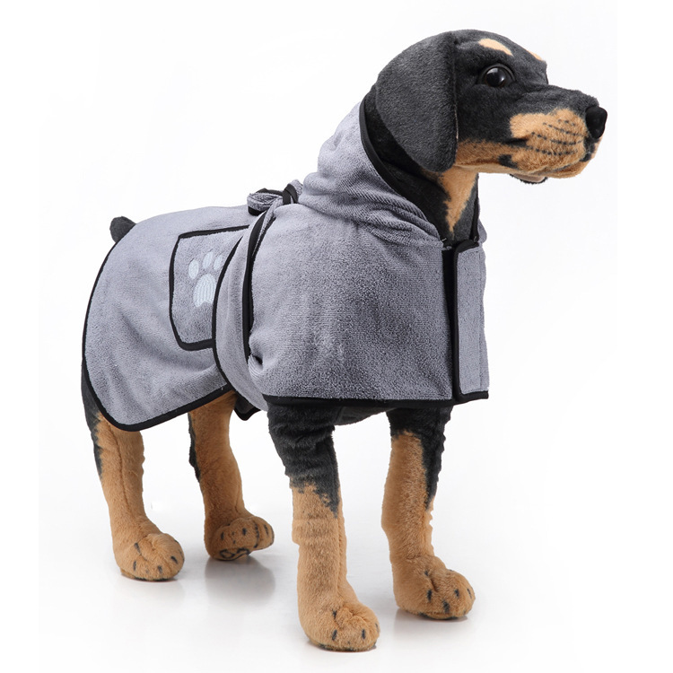 Universal Absorbent Dog Bathrobe And Pet Towel Blanket For Dogs_voghion.com