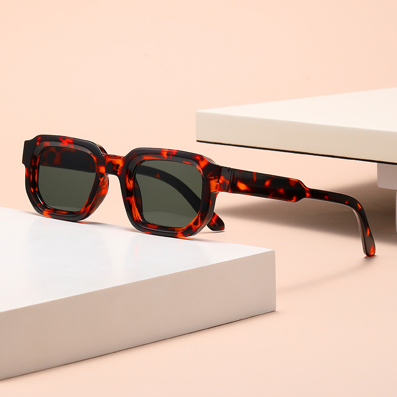 Square small retro fashionable trend sunglasses