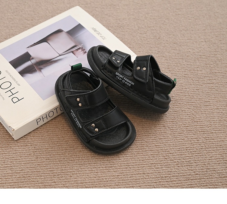 Boys Sandals Soft Soled Summer Beach Shoes For Kids And Students_voghion.com