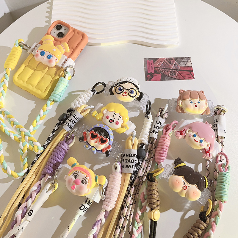 ins trendy cool lovely sunglasses girl woven crossbody mobile phone chain universal phone case DIY design sense halter shoulder strap ins trendy cool lovely sunglasses girl woven crossbody mobile phone chain universal phone case DIY design sense halter shoulder strap