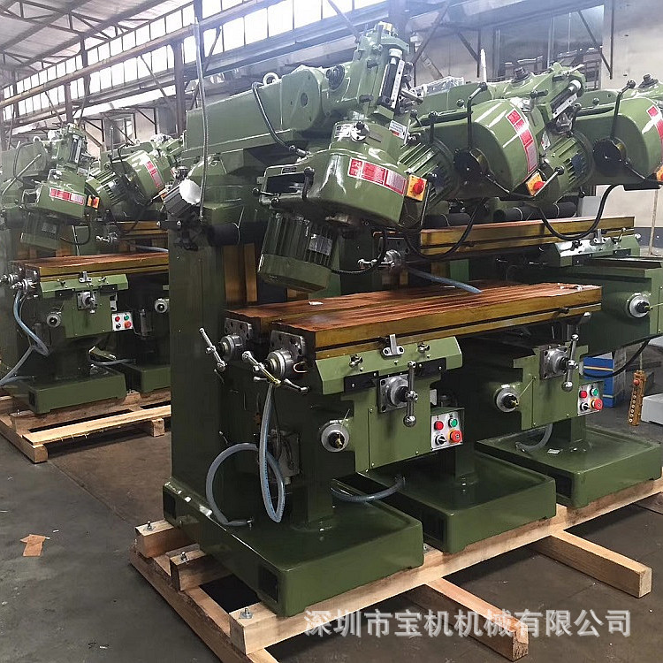 【升降台铣床】M4保证机床具有良好的精度稳定性，能承受重切削