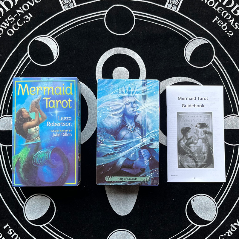 Tarocchi in versione inglese di grandi dimensioni (7*12 cm) con istruzioni cartacee e carte oracolari._voghion.com