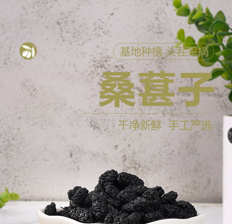 Mulberry Fruit Dried (Morus alba) — Ready-to-Eat Sang Shen 160g Jar, Sulfur-Free quality and texture