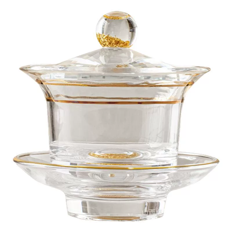 Crystal tea set, elite tea cup, light luxury style