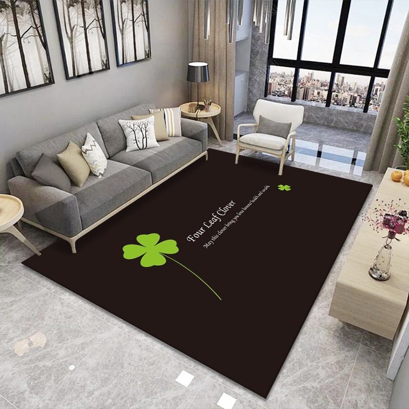 Simple moderna alfombra sala de estar dormitorio sofá nórdico mesa de café manta puerta estera hogar máquina lavable manta rectangular