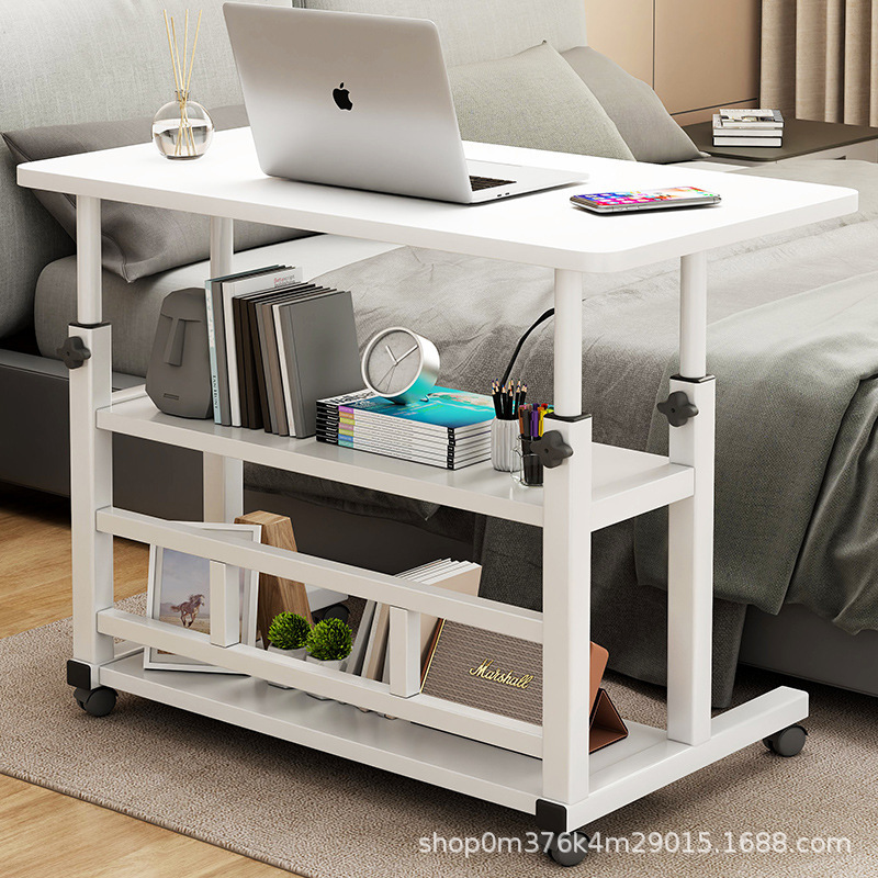 Movable Bedside Table Lifting Table Computer Desk Home Bedroom Desk Dormitory Lazy Simple Student Writing Desk