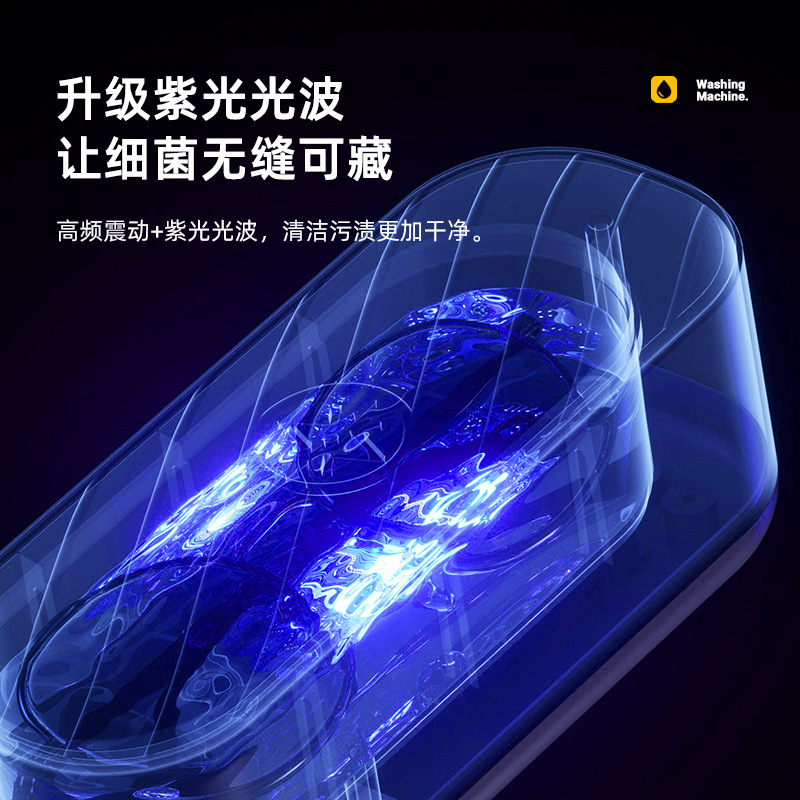 FUENTE fabricante pequeño hogar gafas limpiador conveniente reloj caja de limpieza hogar mejor que la limpieza ultrasónica