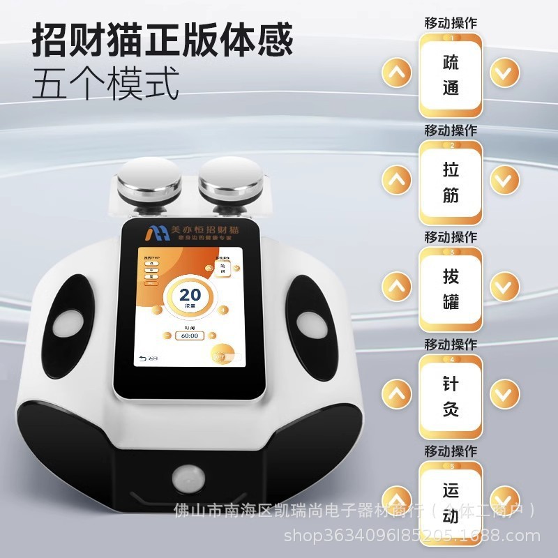三通大师经络仪生物电养生仪刮痧拔罐美容院按摩器招财猫嘉丽蝶变|undefined