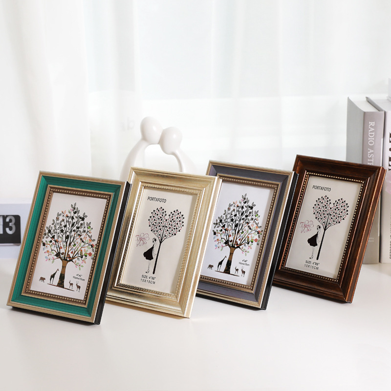 European Style Wedding Dress Fashion Simple Photo Frame Home Decoration Picture Frame Photo Wall Living Room Bedroom Classical Photo Frame