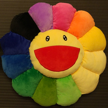 thumbnail for Online celebrity Murakami sun flower pillow oversized plush toy Ragdoll girl holding sleeping bed doll