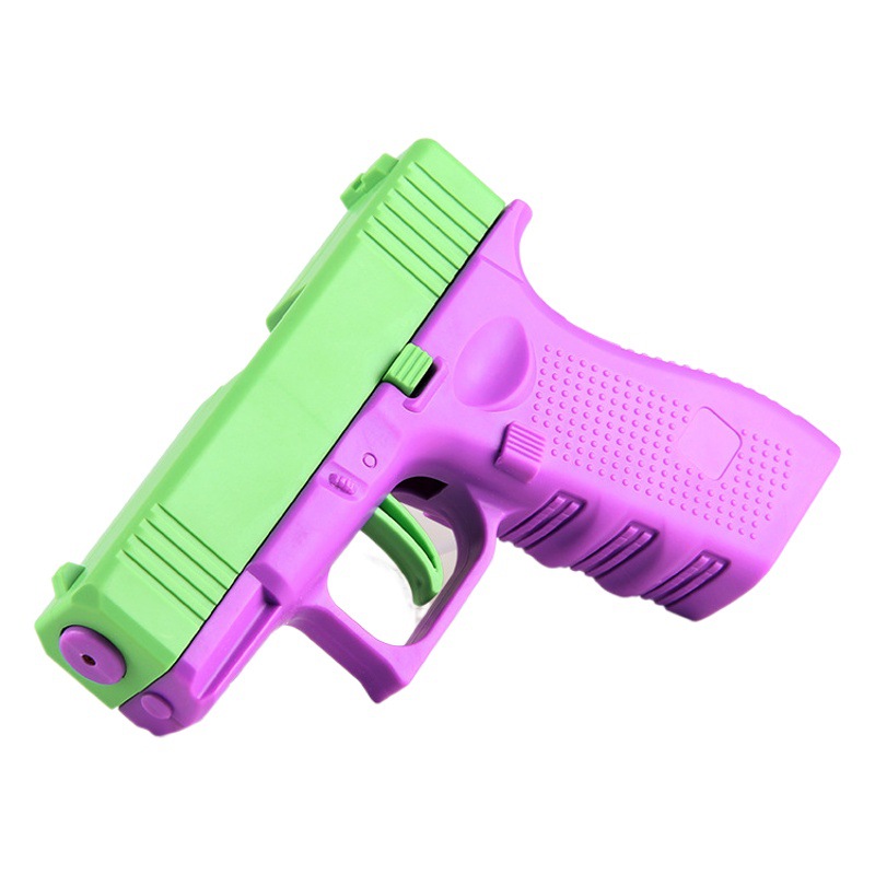 Tipo de explosión de Douyin, pistola de agua de ráfaga manual, encendedor, pistola de agua, máquina de agua, pistola de rábano de retorno automático, juguete de cuchillo de rábano