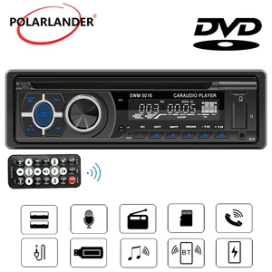 12V Tək Silindrli Avtomobil Mp3 Pleyer Multimedia CD/VCD/DVD Kart Radio