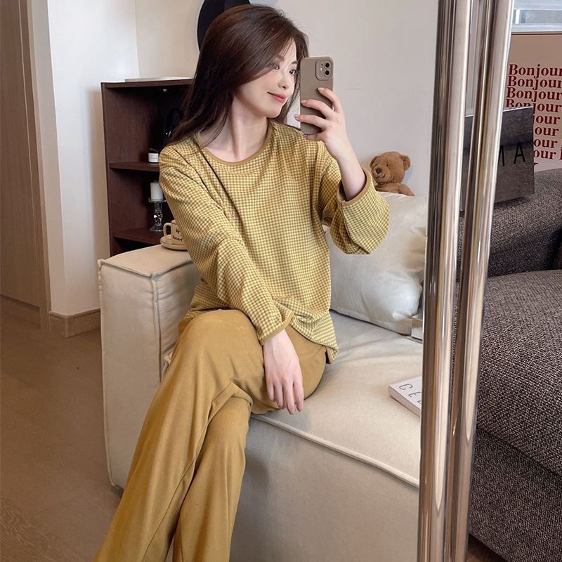 MOTIE, conjunto de pijamas informales de moda, holgados y sencillos, para estar en casa o usar al aire libre.