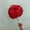 Single large hydrangea 90 pieces without leaves red