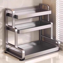 キッチン調味料収納ラックナイフホルダーカウンタートップ多機能調味料キッチン用品収納ラック多層ステンレス鋼卸売