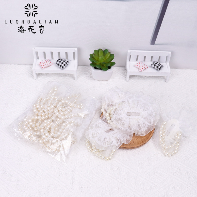 Nueva decoración de bodas de la novia preciosas flores de muñeca de perlas decoraciones de boda suministros de boda image 5