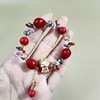 Birthday charm, ethnic bracelet, ethnic style