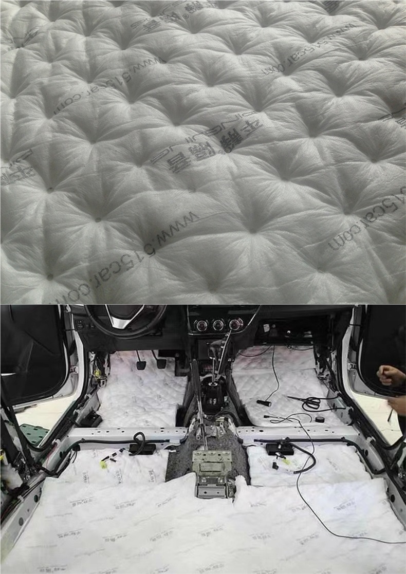 Calm Car Sound Insulation Material Interior Sound-Absorbing Cotton White Sound-Absorbing Cotton Environmentally Friendly Windsor Cotton Fire-Proof Windsor Sound-Absorbing Cotton