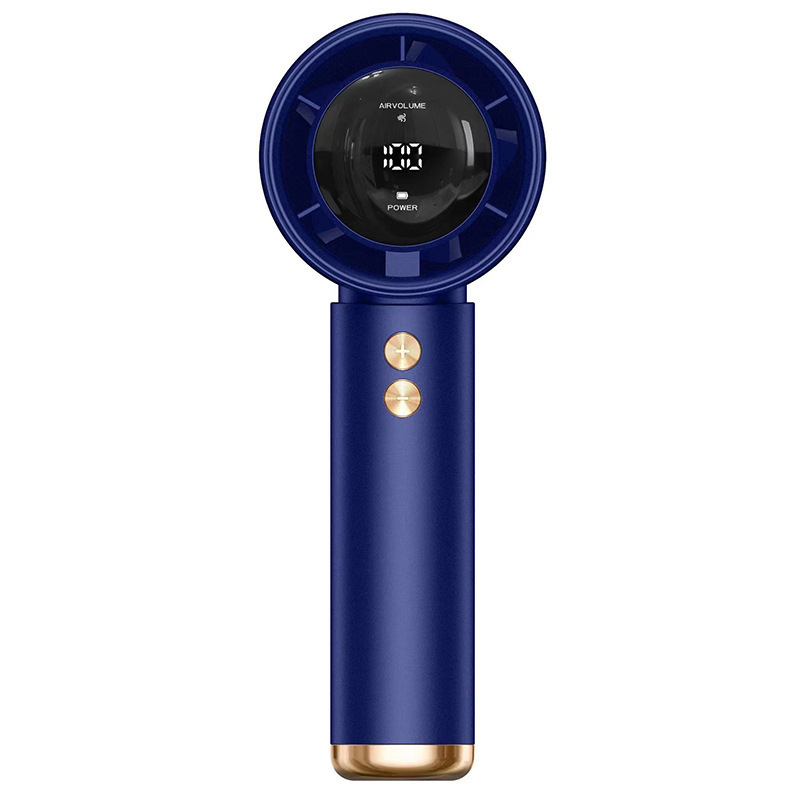 新しい 100 スピード高速ハンドヘルドファン USB ミニポータブル充電タービン小型ファンデスクトップ小型扇風機|undefined