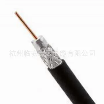 厂家直发 老板报价 同轴电缆RG6视频线 纯铜视频线 64编物理发泡