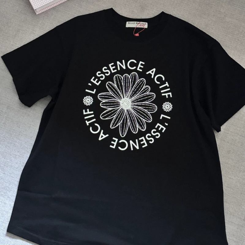 【2025新作】本物のマルディ半袖ゴルフダックスフントフラワーネックレスドッグゴールドハイシルバー同Tシャツ|undefined