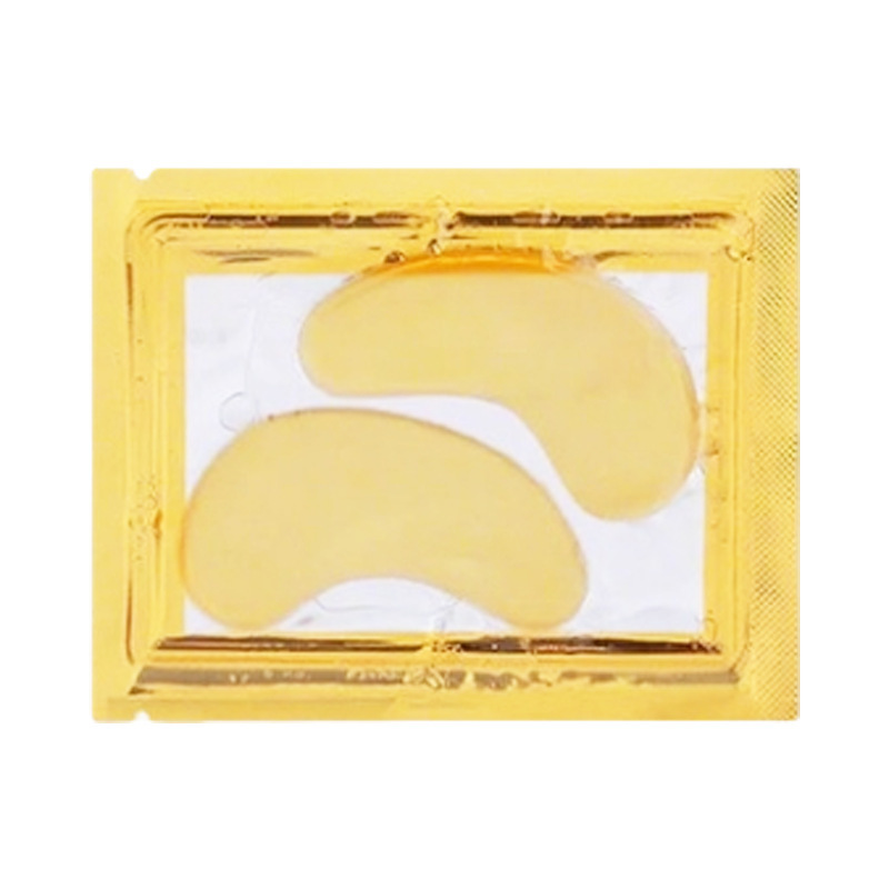 Mascarilla de ojos transfronteriza de colágeno y oro, parche hidratante para ojos con diseño de mariposa, fabricante mayorista para comercio exterior