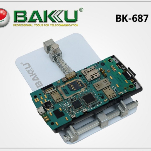巴酷BK-687手机主板维修固定支架卡具BGA植锡焊接架主板数码夹具