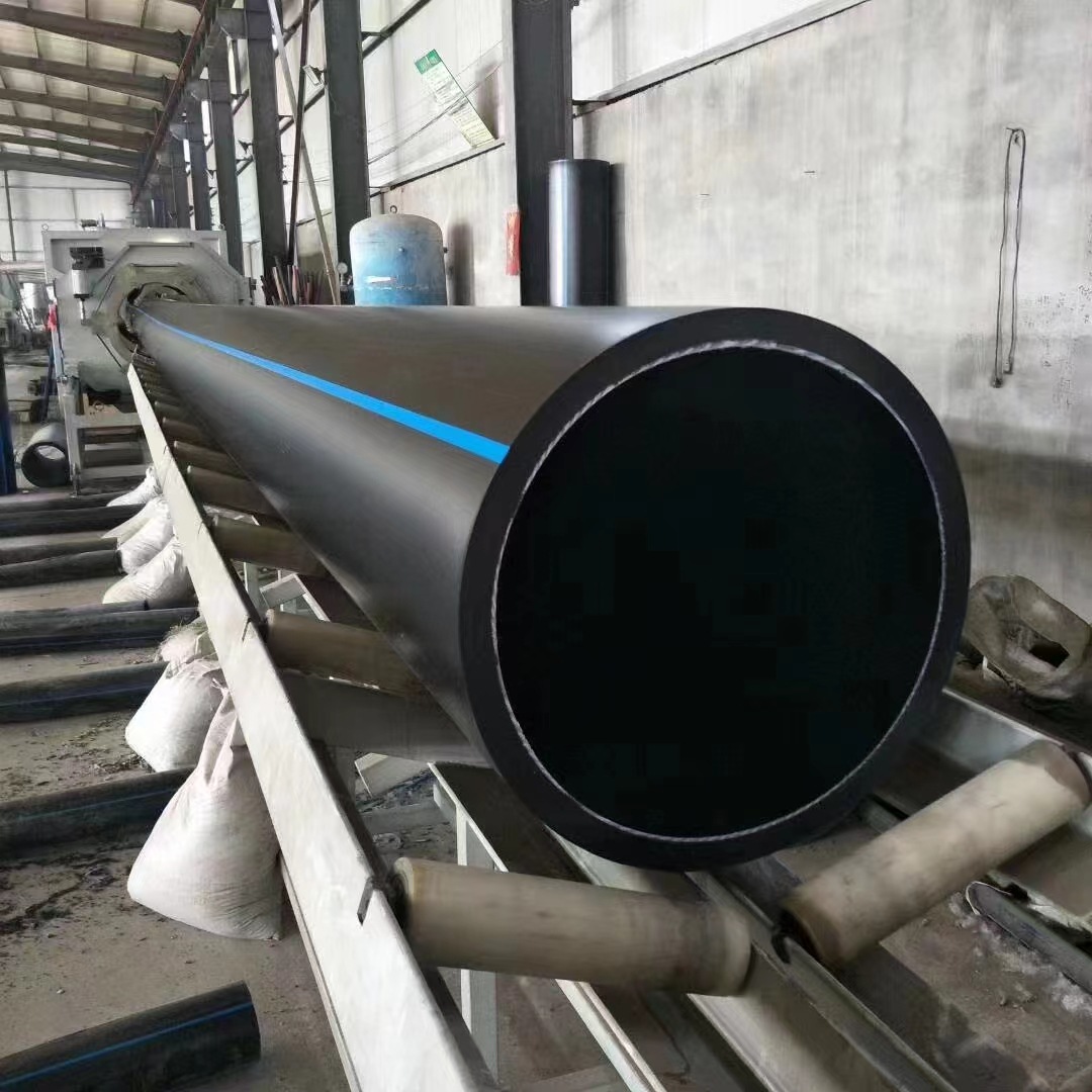 PE给水管全新HDPE聚乙烯自来水排污穿线拖拉牵引管