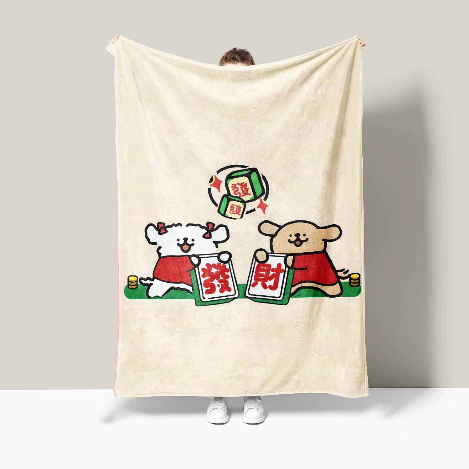Короткое фланелевое одеяло