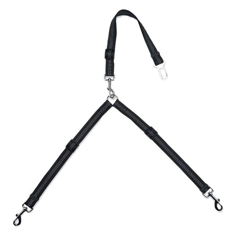 Amazon PET coche cinturón de seguridad para mascotas coche cinturón de seguridad de doble uso coche asiento trasero perro cinturón de tracción