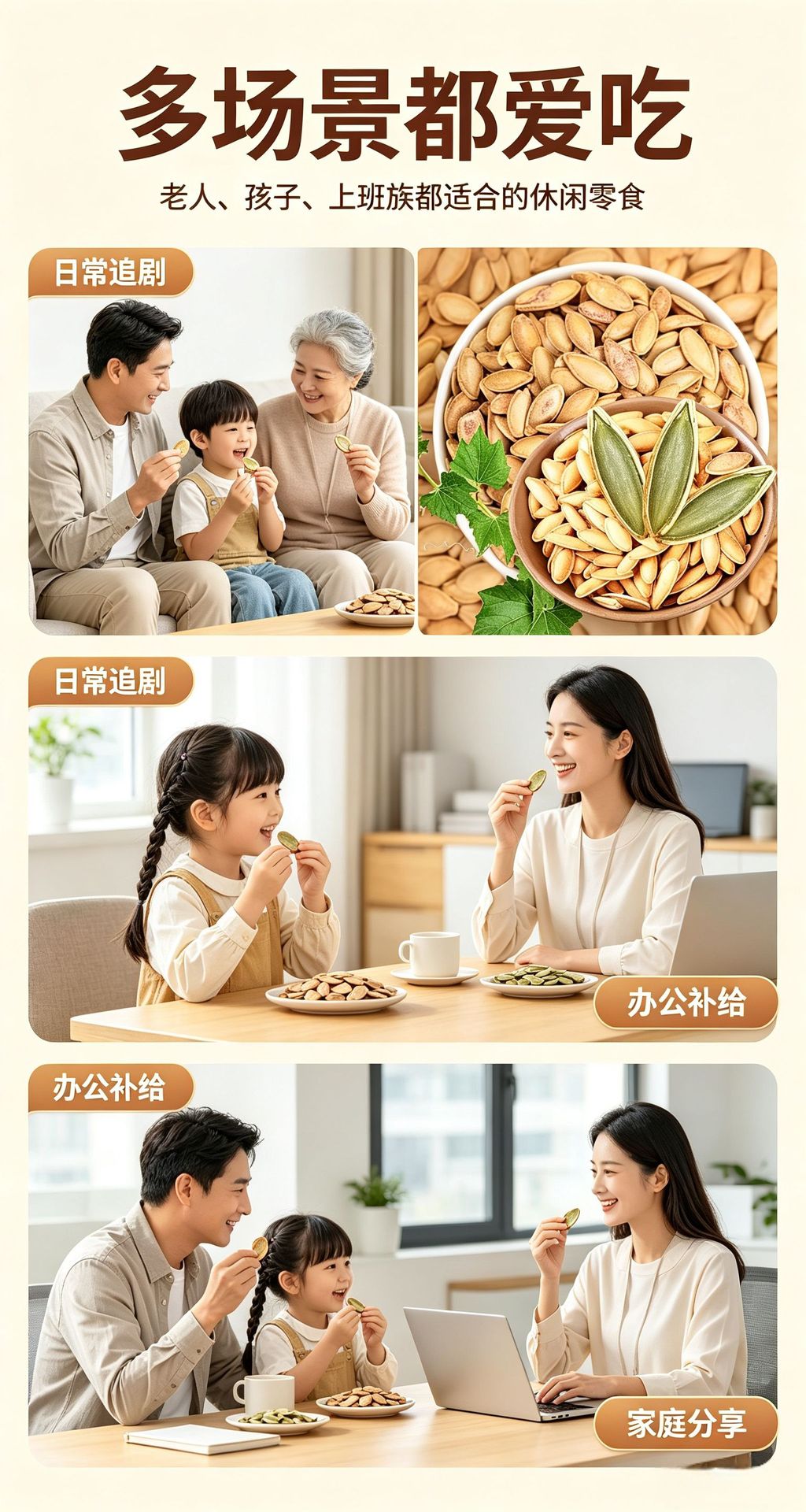 Hand Shelled Long Pumpkin Seeds 500g Nan Gua Zi Chinese Roasted Snack key features