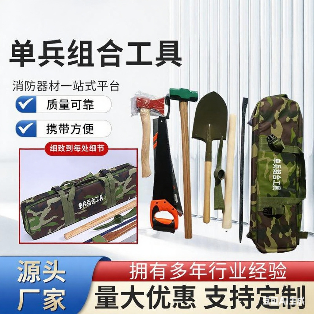 森防汛应急救援包森林工具套装单兵救援组合工具林扑火组合工具包